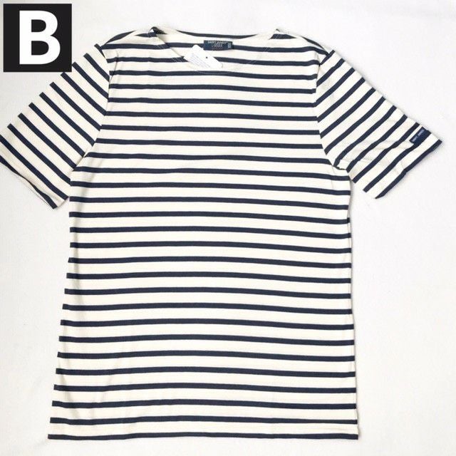 フランス製送料無料SAINTJAMES【セントジェームス】LEVANTレバントボートネックバスクシャツ半袖メンズレディース兼用【smtb-m】