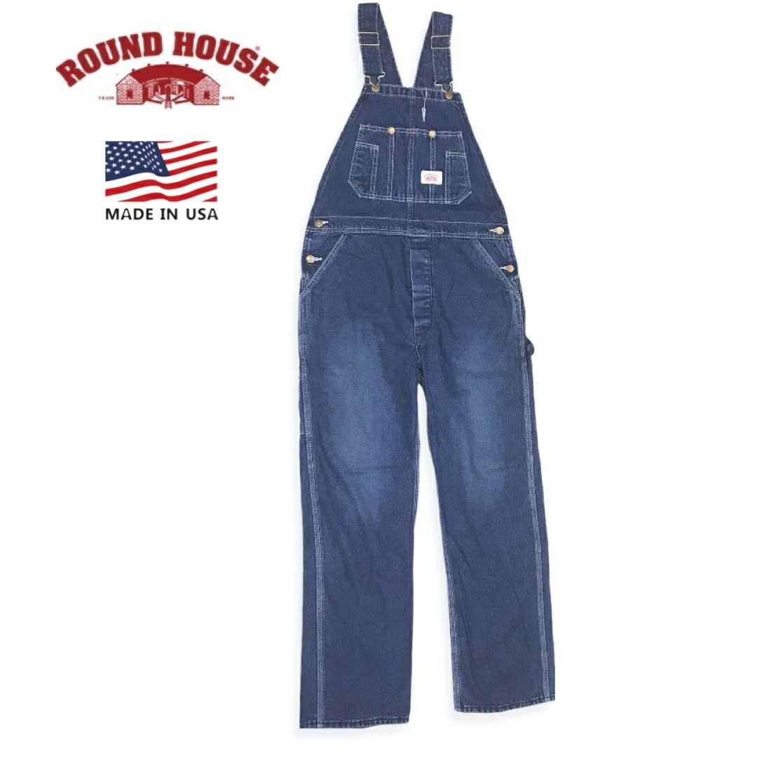 アメリカ製 送料無料 ROUND HOUSE【ラウンドハウス】016 OVERALLS
