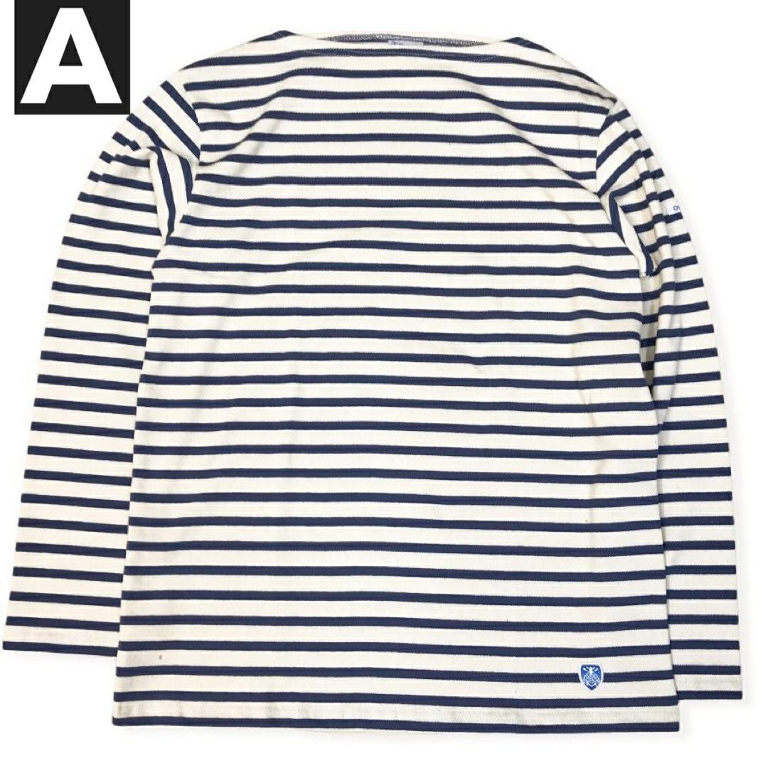 フランス製送料無料ORCIVAL【オーシバル(オーチバル)】BOATNECKL/Sボートネックボーダーバスクシャツメンズ(男性用)【smtb-m】