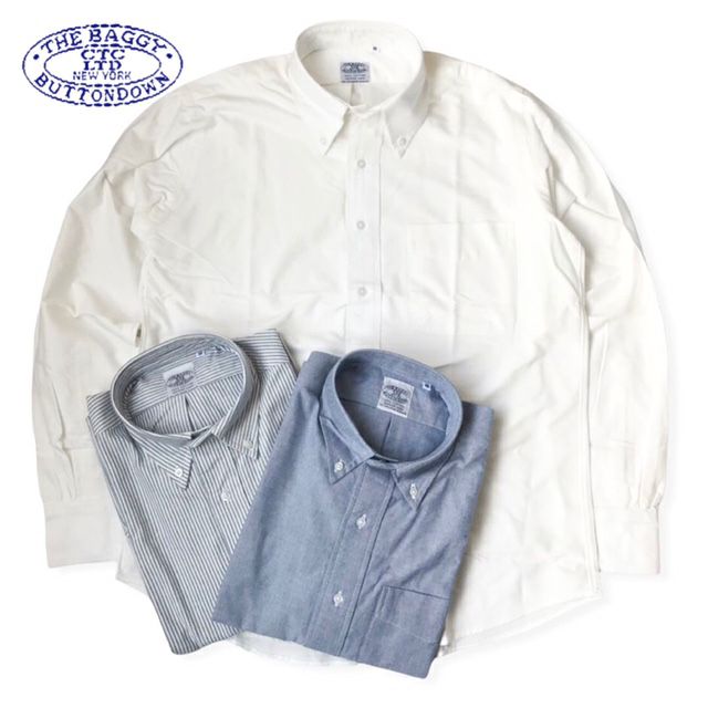 送料無料 BAGGY【バギー】2 OX B.D L/S 長袖 オックスフォードシャツ