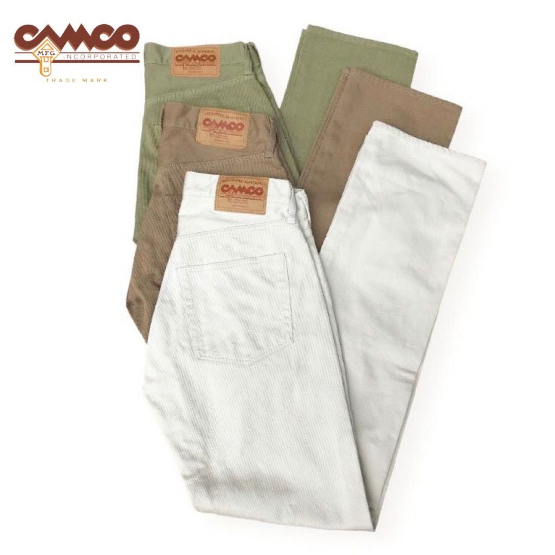 送料無料 CAMCO 【カムコ】5 PKT PIQUE JEANS 5ポケット カラー