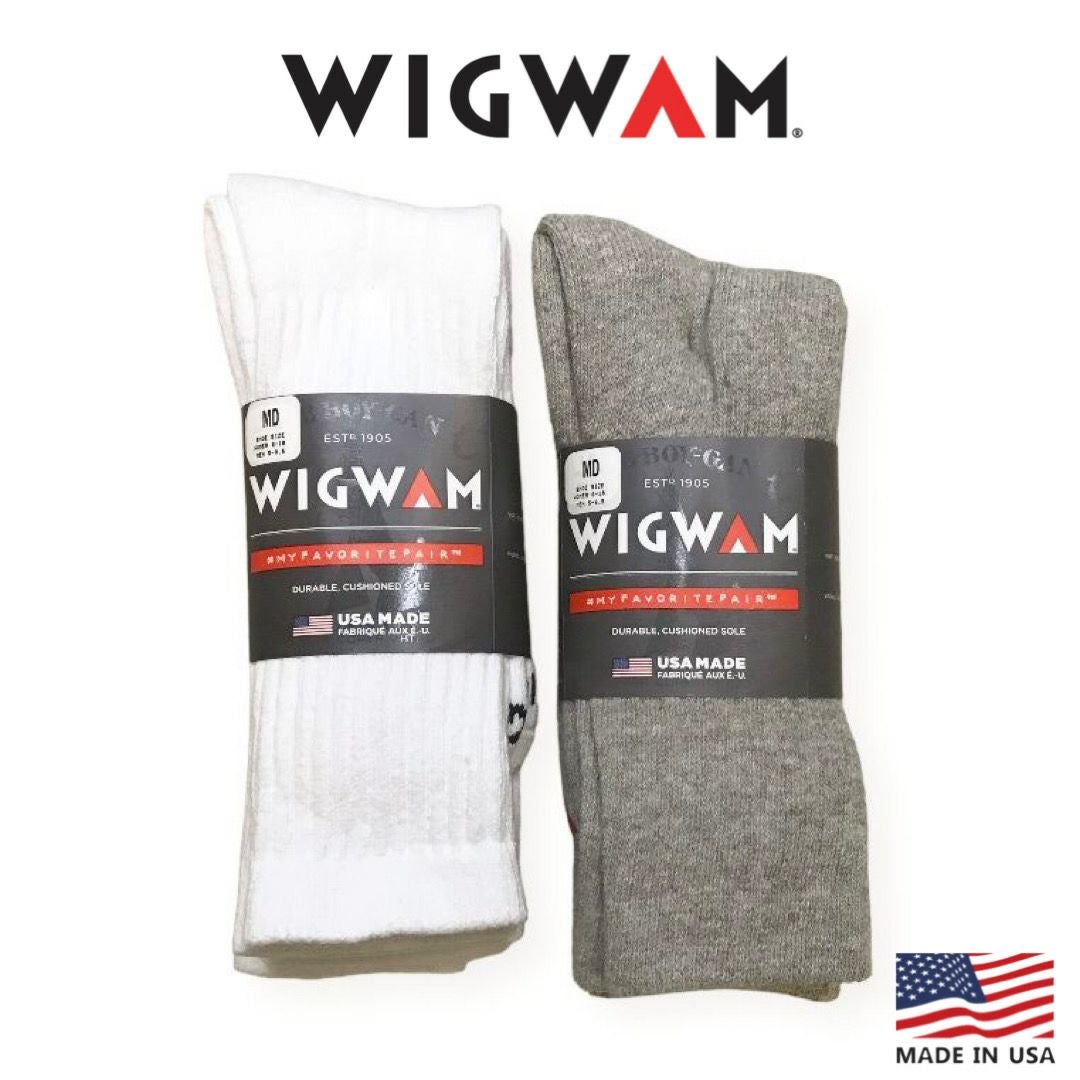 アメリカ製 WIGWAM【ウィグワム】 S1077 3P SOCKS 3足パック クルー アメリカ製 WIGWAM【ウィグワム】 S1077 3P SOCKS 3足パック クルー