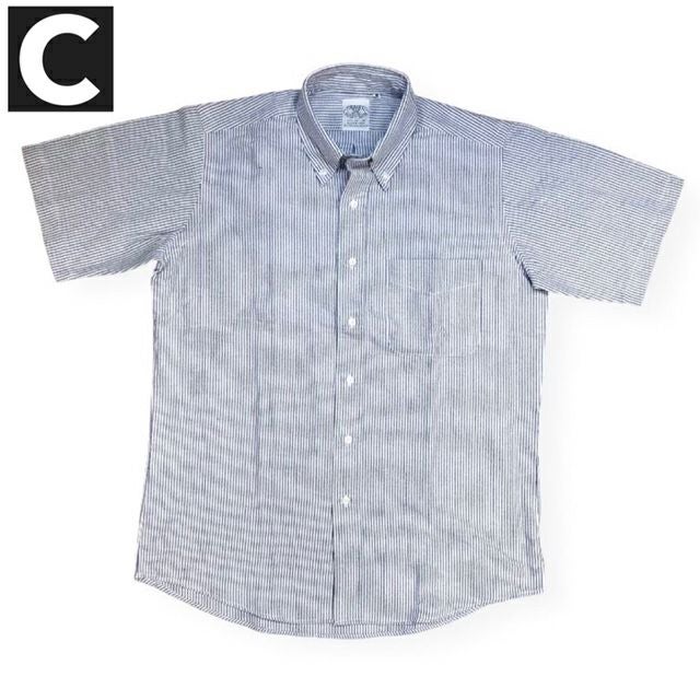 送料無料BAGGY【バギー】半袖カラーオックスフォードシャツボタンダウンシャツ半袖シャツ大きいサイズ対応メンズ(男性用)【smtb-m】