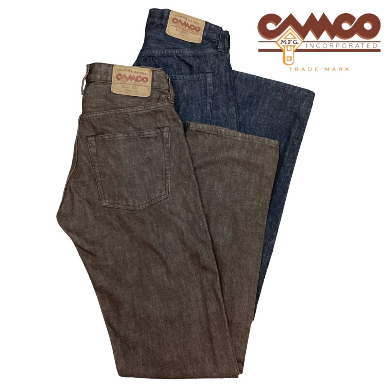 送料無料 CAMCO【カムコ】5PKT COLOR DENIM JEANS 5ポケット カラー