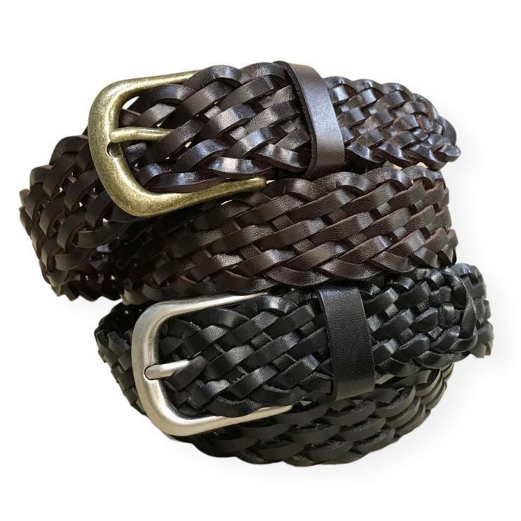 本革使用 送料無料 CRAFT LEATHER【クラフトレザー】MESH BELT レザー