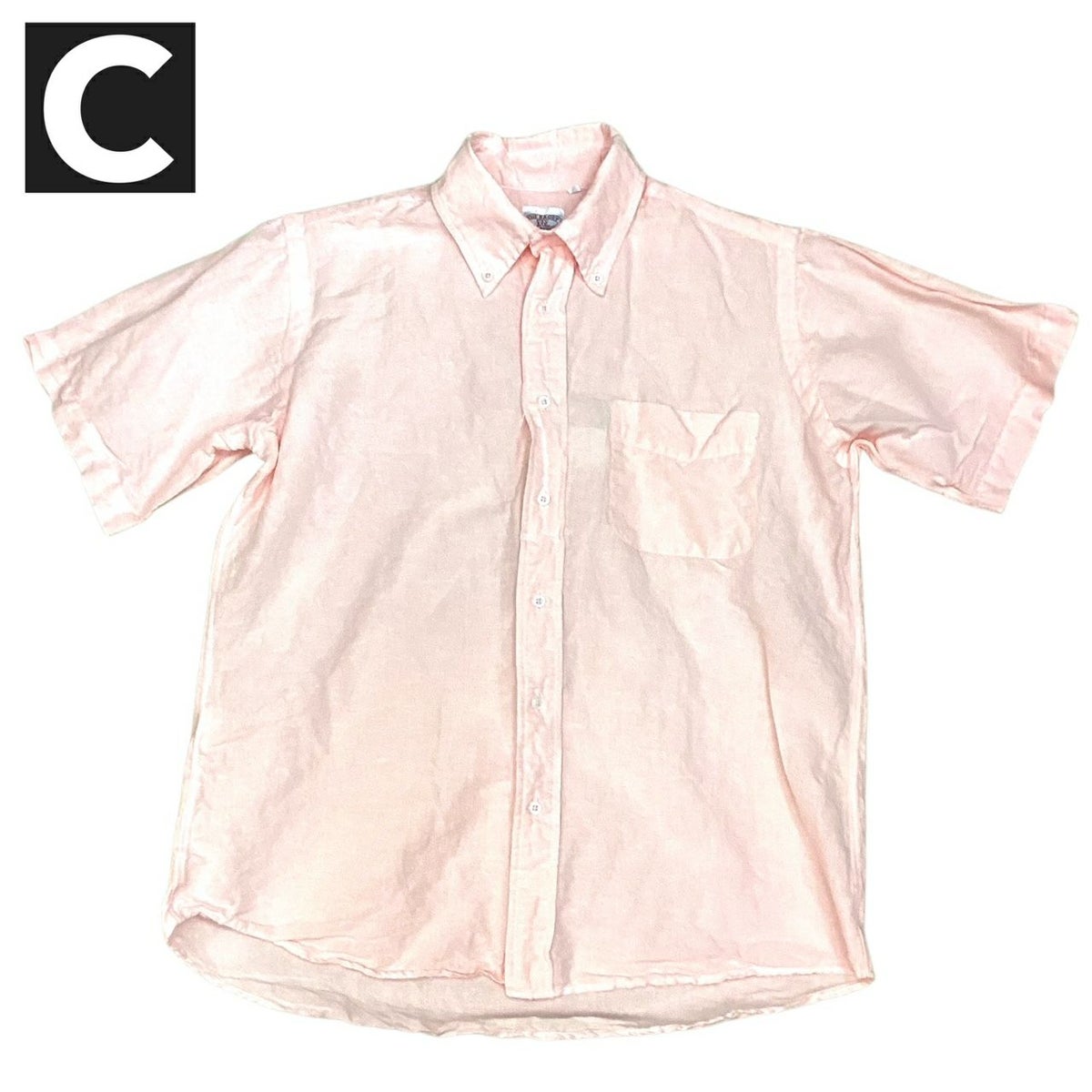 送料無料BAGGY【バギー】2L/CB.DP/OS/S半袖リネンコットンプルオーバーボタンダウンシャツ半袖シャツメンズ(男性用)【smtb-m】