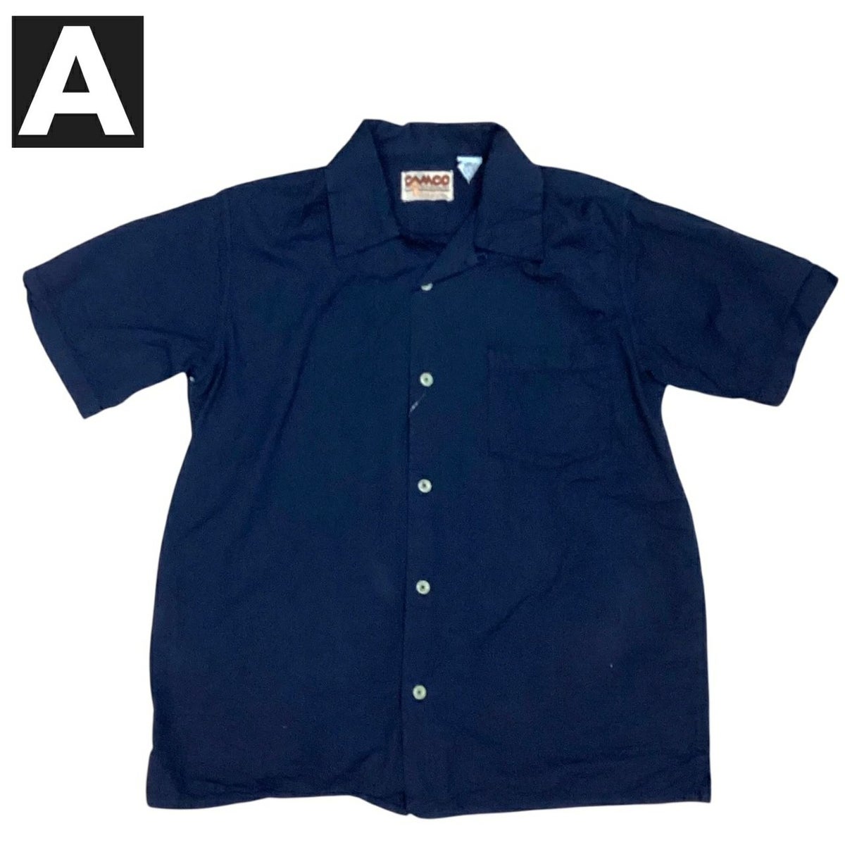 送料無料CAMCO【カムコ】2MADRASOPENS/S半袖マドラスチェックオープンカラーシャツメンズ(男性用)【smtb-m】