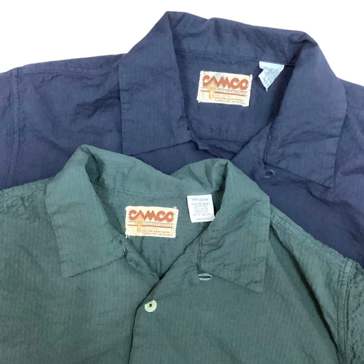 送料無料CAMCO【カムコ】2MADRASOPENS/S半袖マドラスチェックオープンカラーシャツメンズ(男性用)【smtb-m】