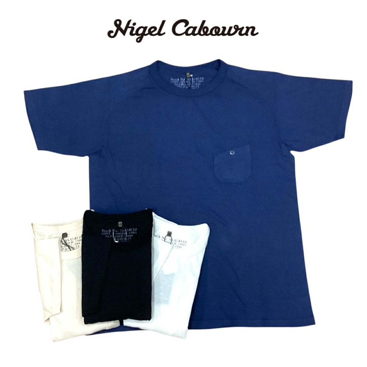 送料無料NIGELCABOURN【ナイジェルケーボン】BASICTEEポケットTシャツメンズ(男性用)【smtb-m】