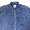 送料無料BAGGY【バギー】WASHEDDENIMB.DL/S長袖ウォッシュドデニムボタンダウンシャツメンズ(男性用)【smtb-m】