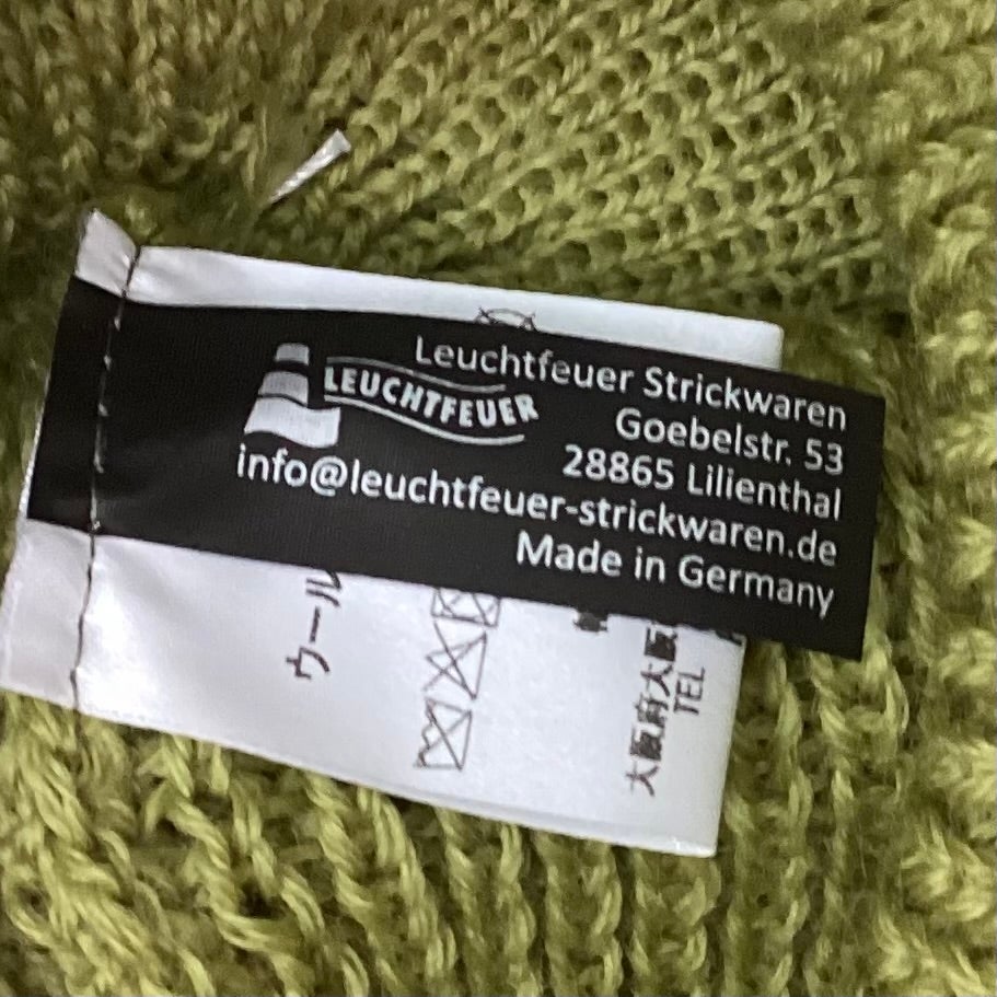 ドイツ製2点購入で送料無料LEUCHTFEUER【ロイフトフォイヤー】BORKUM【ボーカム】コットンアクリルニットキャップワッチキャップ帽子フリーサイズメンズレディース(男女兼用)
